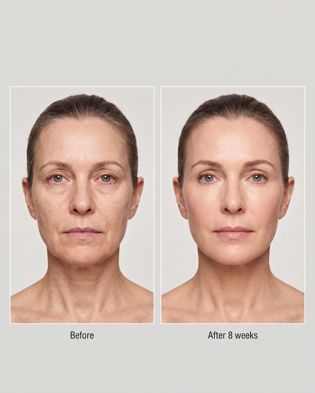 Before and after 8 weeks